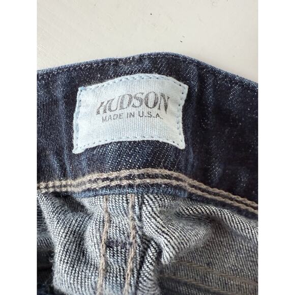 HUDSON Jeans Womens 34x33 Blue Beth Baby Boot Bootcut Tall Stretch Flap Pockets - Picture 5 of 11